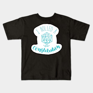 Nat 20 Constitution Kids T-Shirt